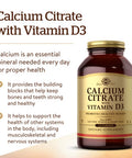 Solgar Calcium Citrate With Vitamin D3 240 Tablets - Promotes Healthy Bones & Teeth Supports Musculoskeletal & Nervous Systems - Non-Gmo Gluten Free Dairy Free Kosher Halal - 60 Servings