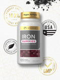 Carlyle Iron Gummies | Plus B-Complex Vitamins | 120 Count | Vegan, Non-Gmo, And Gluten Free Supplement For S