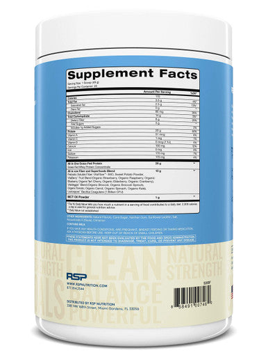 TrueFit Protein Powder (Vanilla 2 LB) with AminoLean Pre Workout Energy (Pink Lemonade 30 Servings)