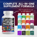 Clean Nutraceuticals Beet Root Capsules 6000Mg Olive Leaf 6000Mg Nattokinase 4000 Fu Garlic Extract 2000Mg L-Arginine 400Mg Omega 3 Red Yeast Rice Hibiscus Danshen - Healthy Support Supplement - 90 Ct