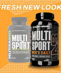 Nutrabio Multisport For Men - Mens Multivitamin - 33 Vitamins, Minerals, Micronutrients - Rich In Antioxidants - Supports Peak Athletic Performance, Energy, Metabolism (120 Vegetable Capsules)