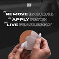 Skin Grip Adhesive Patches for style Libre 2 CGM Waterproof & Sweatproof Adhesive for 10-14 Days Pre-Cut Adhesive Medical Tape Sensor Cover 20 Pack Chocolate