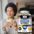 Kaya Naturals Magnesium Glycinate 183mg per Caps Chelated for Maximum Absorption NonGMO NO Gluten Dairy and Soy Supports Muscle and Heart Health 30 Count