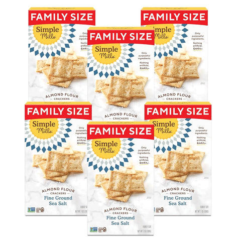 Simple Mills Almond Flour Crackers Fine Ground Sea Salt 4.25 Oz