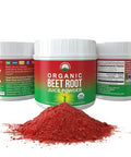 Organic Beet Root Powder - Ultra High Purity Super Food Beets Juice Powder. 100% Pure Nitric Oxide Boosting Beetroot Supplement