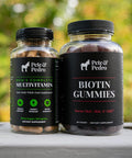 Pete & Pedro Biotin Gummies - Daily Hair Growth Strengthening Supplement For Stronger Hair, Skin, & Nails Cherry Flavor Biotin Gummy 5000Mcg Per Serving As Seen On Shark Tank, 60 Count