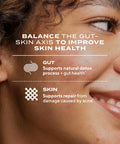 Murad Pure Skin Acne Supplements Clear Skin Support With Blend Of Vitamin A & B6 Zinc Amino Acids & Burdock Root Promotes Healthy Skin Oil Balance Gut Health & Stress Relief 60 Tablets