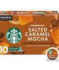 Starbucks K-Cup Coffee Pods, Caramel Naturally Flavored Coffee For Keurig Brewers, 100% Arabica, 1 Box (22 Pods)