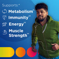 Centrum Multigummies Gummy Multivitamin For Men Multivitamin/Multimineral Supplement With Selenium Antioxidants And Vitamin D3 Assorted Fruit Flavor - 170 Count