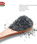 GREENMAX Black Sesame Powder 10.6oz (300g) | Premium Roasted Black Sesame Drink Mix | Vegan, No Preservatives, Nutrient-Rich Superfood from Taiwan