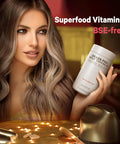 Codeage Grass Fed Beef Thymus Supplement Superfood ze Dried Non-Defatted Desiccated Thymus & Liver Pills Glandulars Meat Pasture Raised Beef Vitamins Non-GMO 180 Capsules