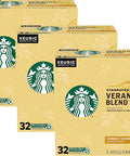 Starbucks K-Cup Coffee Pods, Starbucks Blonde Roast Hot or Iced Coffee, Veranda Blend, 60 Keurig Pods