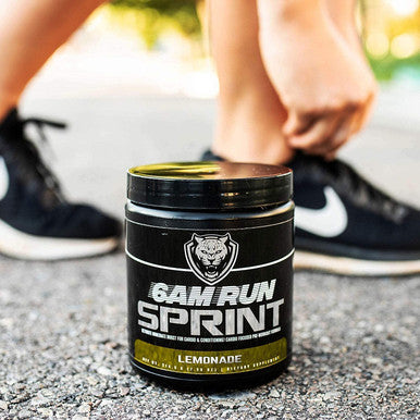 6AM RUN Sprint Pre Workout Powder for Instant Energy Boost for Cardio and Focus No Jitters High Energy Conditioning Formula All Natural Keto Vegan Lemonade Full Bottle