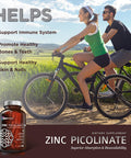 Zinc Picolinate 30Mg Supplement By Omnibiotics - Zinc 30 Mg For Immune System Support, Zinc Supplements For Men & Women - Superior Absorption Zinc Vitamins, Promotes Healthy Skin - 180 Vegan Capsules
