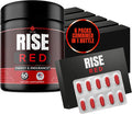 Rise Red - Rise To The Occassion & Maximize Your Potential - Vitality, Endurance & Energy Supplement - Fuel For A Vibrant, Confident & Active Lifestyle - Sustained Endurance & Strength - (60 Capsules)