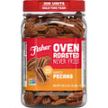 Fisher Oven Roasted Never Fried Mixed Nuts with Peanuts, 24 Ounces | Pack Of 1, Peanuts, Almonds, Cashews, Pistachios, Pecans, Trail Mix, Healthy Snacks For Adults, Made With Sea Salt