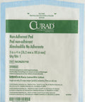 Curad Sterile Non Adherent Pads for gentle wound dressing and absorption without sticking 100 Count (Pack of 1)