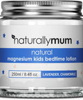 Naturallymum Kids Magnesium Bedtime Lotion for Better Sleep | All-Natural Sleeping Aid for Children | Alternative to Melatonin | Lavender & Chamomile Essential Oil | 250ml