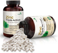 Futurebiotics Zinc Triple Action 30Mg Key Nutrient Blend Immune Support Zinc Supplement With Zinc Acetate, Picolinate & Orotate - Immune, Antioxidant & Skin Health Support - 150 Vegetarian Capsules