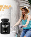 Humanx Tudca+ 1000Mg (Tauroursodeoxycholic Acid) Powerful Serving Size - Liver Health Aid For Detox And Cleanse - Vegan Non Gmo - Usa Made Easy To Swallow Capsules - Tudca Bile Salt Supplement Powder