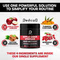 Apple Cider Vinegar Capsules 600Mg Ceylon Cinnamon 300Mg Turmeric Curcumin 300Mg & Berberine 300Mg - Dietary Supplement Support