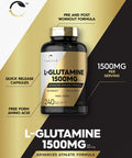 Carlyle L Glutamine Capsules | 1500Mg | 240 Count | Advanced Athlete Formula | Pre And Post Workout | Non-Gmo, Gluten Free Supple