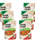 Snak Club Tajin Peanuts, Roasted Nuts with Chili and Lime Seasoning, Mild, Gluten-Free and Kosher Snacks, No Artificial Colors or Flavors, No Preservatives, 12 oz Resealable Bag