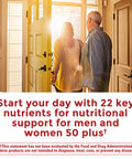 Nature Made Multivitamin 50+ His and Hers Combo Pack Mens And Womens Multivitamin With Vitamin C Vitamin D3 B Vitamins Zinc and More Two Multivitamin Bottles 90 count