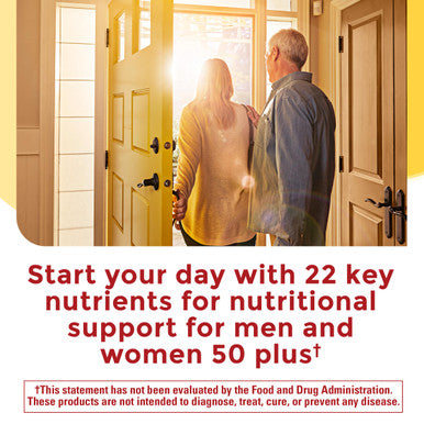 Nature Made Multivitamin 50+ His and Hers Combo Pack Mens And Womens Multivitamin With Vitamin C Vitamin D3 B Vitamins Zinc and More Two Multivitamin Bottles 90 count