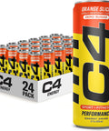 C4 Performance Energy Drink, Cherry Popsicle, Zero Sugar Carbonated Preworkout Energy, 200mg Caffeine with Beta Alanine, 16 Fl Oz (12 Pack)