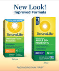 ReLife Adult Probiotic Ultimate Flora Adult 50 Probiotic Supplement Shelf Stable Gluten Dairy Soy 30 Billion CFU 90 Vegetarian Capsules packaging may vary