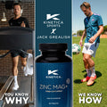 Kinetica Sports Zinc Mag+ | 420mg Magnesium 16.5mg Zinc 193 g Selenium & 4.8mg Vitamin B6/Serve 30 Servings/90 Capsule Pack | 3 Capsules/Day| Scientifically Formulated Blend| Promotes Healthy Sleep