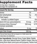 OLLY Metabolism Gummy Rings Apple Cider Vinegar Vitamin B12 Chromium Energy and Digestive Health Chewable Supplement Apple Flavor 30 Count