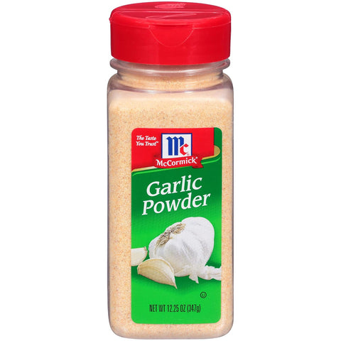 McCormick Garlic Powder, Non GMO, Made from Fresh, Whole Garlic Cloves, For Bringing Consistent Flavor to Favorite Foods While Cooking, 8.75 oz