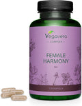 Menopause Support VegaveroÃƒâ€šÃ‚Â® | 100% Natural | 120 Vegan Capsules | Without Soy | Evening Primrose, Sage, Lemon Balm, Chamomile and Hops | Hot Flushes & Night Sweats Relief Supplement