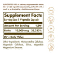 Solgar Biotin 10,000 mcg 60 Vegetable Capsules
