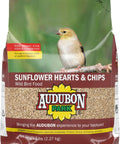 Audubon Park Sunflower Hearts & Chips Wild Bird Food, No Mess Sunflower Seeds for Birds, 5-Pound Bag