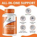Aitnaturals Women's Multivitamin - 120 Capsules | Enriched with Vitamin A C D E K B12 Folate Iron Calcium Magnesium Biotin Zinc & Iodine | Support Bone Muscle Health Energy & Metabolism