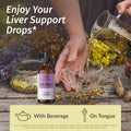 Herbamama Milk Thistle Supplement - Vegan Liver Support With Milk Thistle Extract Tincture - Non-Gmo Alcohol & Sugar- Liquid Silymarin Liver Detox Drops 56-Day Supply