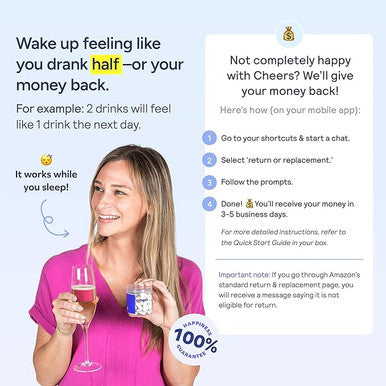 Cheers Liver Combo | Restore + Protect | Support Your Liver & Feel Better After Drinking | DHM, L-Cysteine, Milk Thistle, Prickly Pear, B-Vitamins | 12 Doses Restore, 30 Doses Protect | Supplements