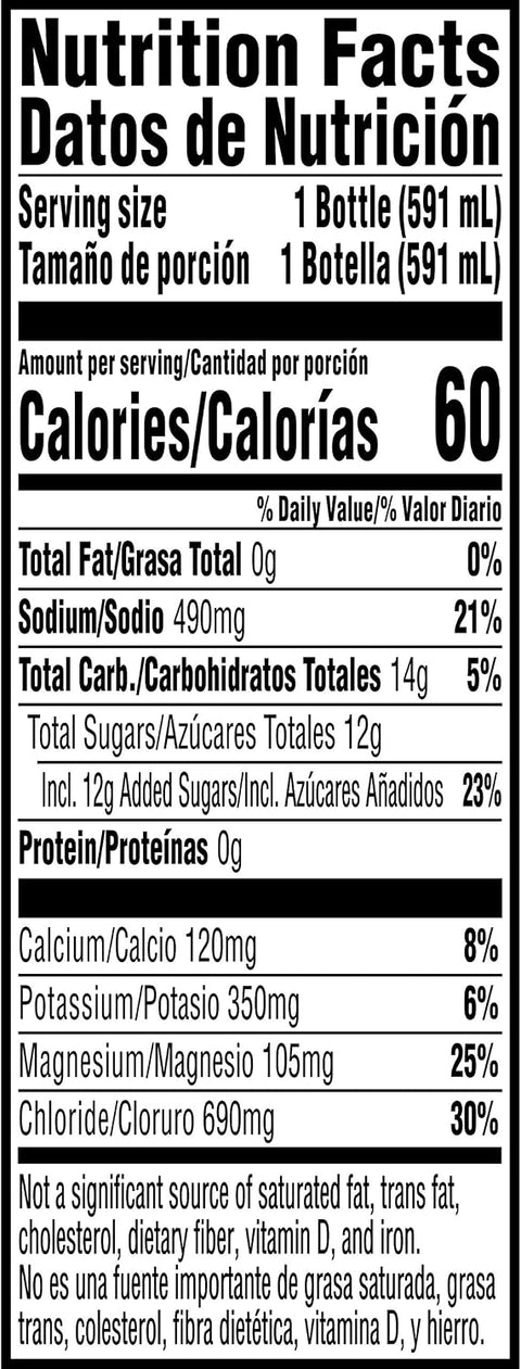 Gatorlyte Rapid Rehydration Electrolyte Beverage, Cherry Lime, 20oz Bottle