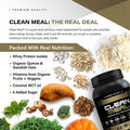 Kaged Muscle Clean Meal; Meal Replacement Shake with Whey Protein Isolate, Clean Carbs, MCT Oil Fats, Organic Vitamins and Minerals, CPB 20 servings