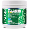 Evogen Collagen Plus Hydration - Grass-Fed Collagen for Women & Men | Collagen Peptides Powder | Collagen Powder Supporting Skin Vitality Hydration Joint & Tissue Health | Unflavored | 30 Servings