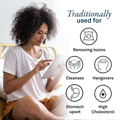 Organika Activated Charcoal- Homeopathic Charcoal, Digestive Support, Detox, Gas And Bloating Support- 90Vcaps