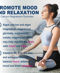 Calcium Supplement Gummy - Bone Strength With Algae Calcium 600Mg, Magnesium 300Mg, Zinc, D3 & B12 Complex - Plant-Based Calcium Magnesium 2:1 Ratio, Calcium Citrate Alternative, Gut-Friendly, 1Pack