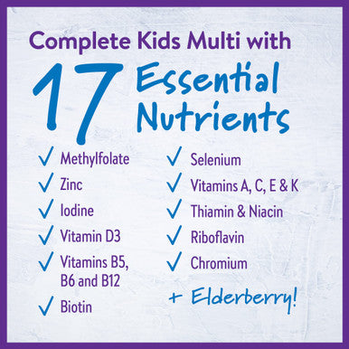 New Chapter Kids Multivitamin Gummies - 50% Less Sugar, Kids Gummy Vitamins with Vitamins C, D3 & Zinc, Non-GMO, Gluten Free, Berry-Citrus, 60ct