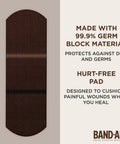 Band-Aid Brand Ourtone Adhesive Bandages, Flexible Protection & Care Of Minor Cuts & Scrapes, Quilt-Aid Pad For Painful Wounds, Br65, Assorted Sizes, 30 Ct, Pack Of 3