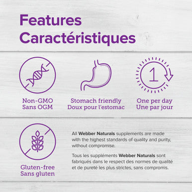 Webber Naturals Gentle Iron Supplement with Vitamin C B12 and Folic Acid 28 mg 150 Capsules StomachFriendly NonConstipating Helps Prevent Iron Deficiency Anemia