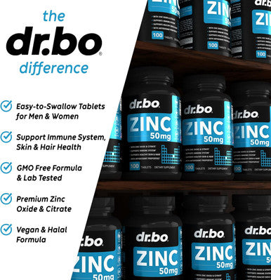 Zinc Supplements 50Mg Tablets Supplement - Natural Pure Zinc 50Mg Oxide Citrate Capsules Mineral Pills - Support Energy Hair Skin Acne Vegan Zinc Vitamins For Men & Women - 100 Zinc Tablets For Adults