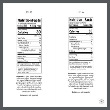 Isagenix Greens - 2 Servings of Vegetables Per Scoop - A Superfood Experience with Nutrient-Dense Moringa - 10.6 oz Canister - Fruit Flavor